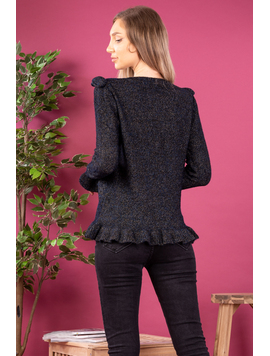 Pulover Dama Marquesa Bleumarin