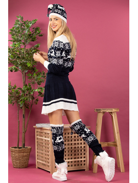 Set Trei Piese ChristmassGirl Bleumarin