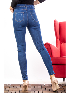 Blugi Dama Bumbac HarperThree Bleumarin