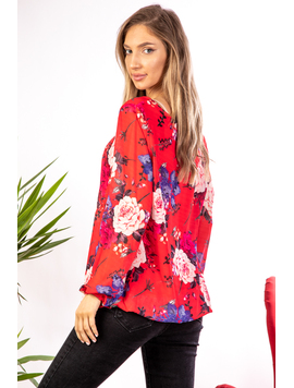 Bluza Dama Voal MarryJyne Rosu