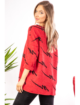 Bluza Dama Tricot Herminss Rosu