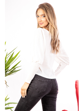 Bluza Dama Tricot YeelsFour Alb