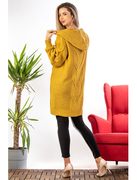 Cardigan Dama Olgas Mustar
