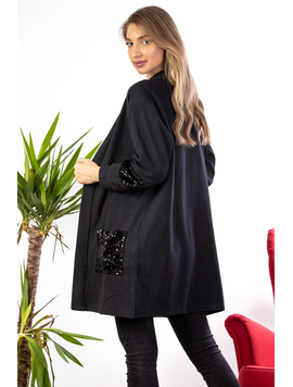 Cardigan Dama HandPey78 Negru