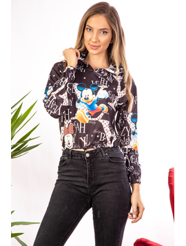 Hanorac Dama Mikkys Negru