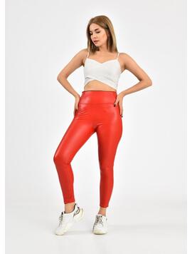 Pantaloni Dama Bumbac KassyTen Rosu