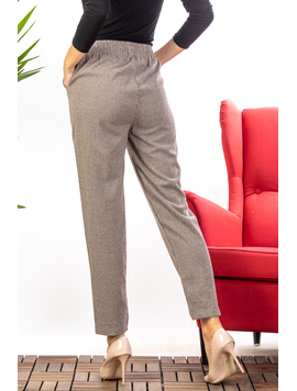 Pantaloni Dama Linka Bej si Crem