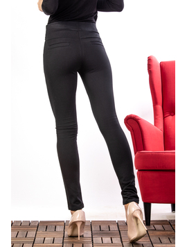 Pantaloni Dama Bumbac SweedTwo Negru