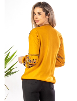 Pulover Dama TraditionalLinna Mustar
