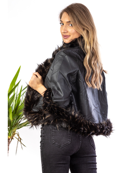 Poncho Dama Hellen Negru