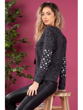 Bluza Dama NafeesaTwo Gri Inchis