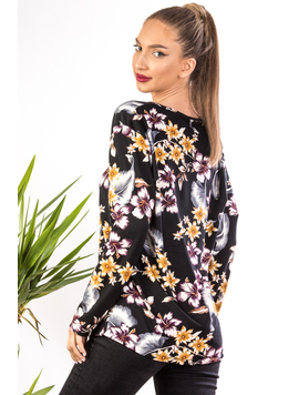 Bluza Dama Bumbac Monnys Negru