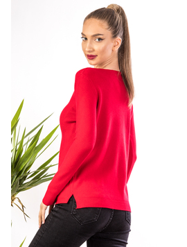 Pulover Dama MissLadyTwo Rosu
