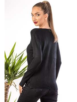 Pulover Dama MissLadyTwo Negru