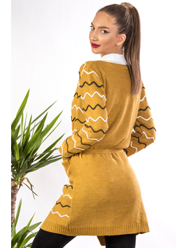 Cardigan Dama Pattyson Mustar