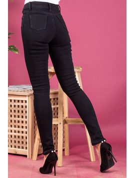 Blugi Dama MikaileThree Negru