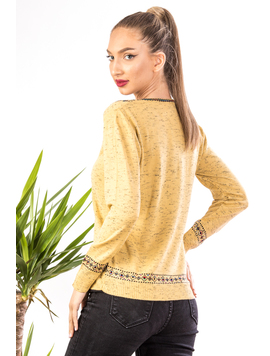 Pulover Dama TraditionalStaff Mustar