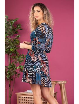 Rochie Dama Voal Hermions Bej