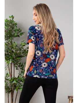 Bluza Dama Maxi Alston Bleumarin si Bej