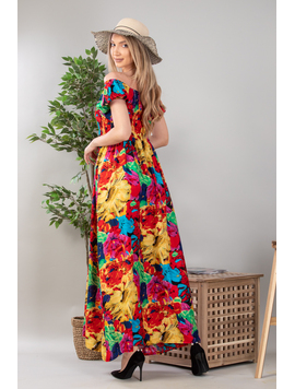 Rochie Dama Lunga JustinnaTwo Rosu