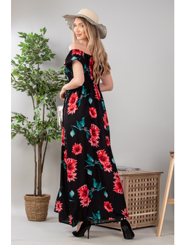 Rochie Dama Lunga JustinnaTwo Negru