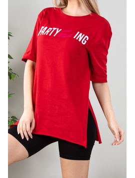 Tricou Dama Destiny  Rosu