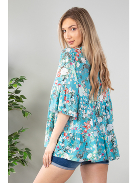 Bluza Dama Rhodes Turcoaz