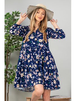 Rochie Dama Hewitt Bleumarin