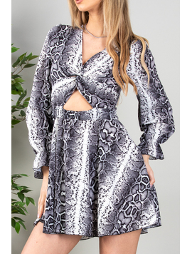 Rochie Dama Roach Gri