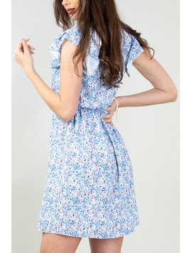 Rochie Dama Hilton Bleu