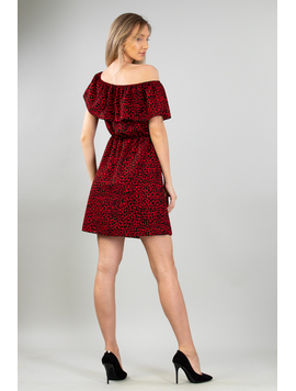 Rochie Dama Nieves Rosu