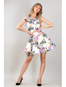 Rochie Dama Haynes Alb