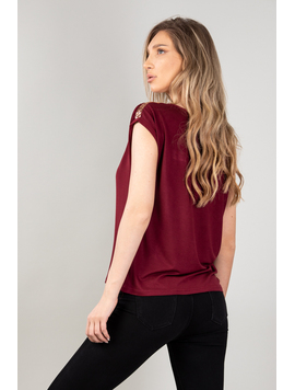 Tricou Dama Elegancy Grena