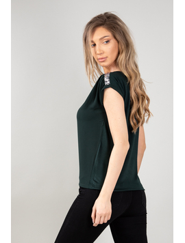 Tricou Dama Elegancy Verde Inchis