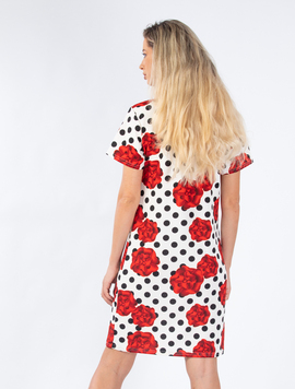Rochie Dama Louise Alb