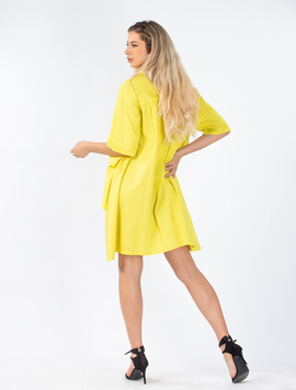 Rochie Dama Mallory Galben