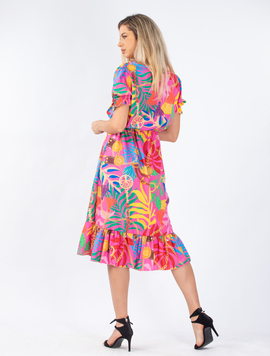 Rochie Dama Terrance Fucsia
