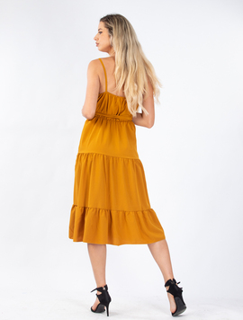 Rochie Dama Kingsley Mustar