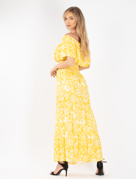 Rochie Dama Ghabriella Galben