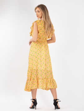 Rochie Dama Ceyolla Mustar
