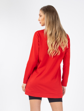 Bluza Lunga Dama Hildred Rosu
