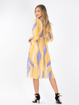 Rochie Dama Gracelyn Mustar
