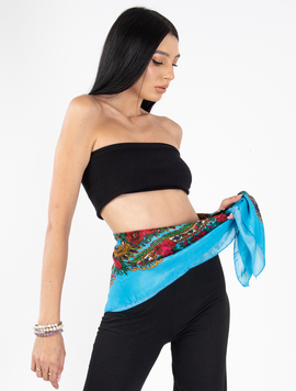 Esarfa Dama Peggy Bleu