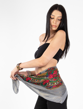 Esarfa Dama Peggy Gri