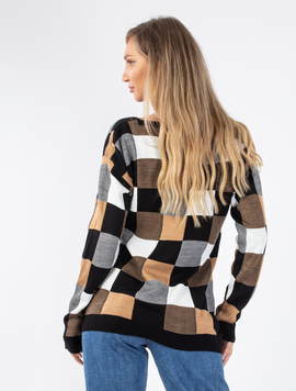 Pulover Dama Chellys Three Negru