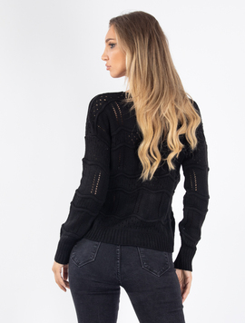 Pulover Dama Caleb Negru