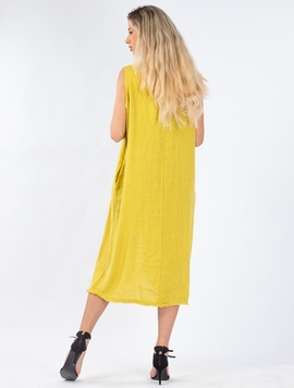 Rochie Dama Carlie Mustar