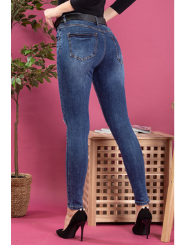 Blugi Dama Patchery Two Bleumarin