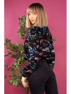 Hanorac Dama TextStyle Negru