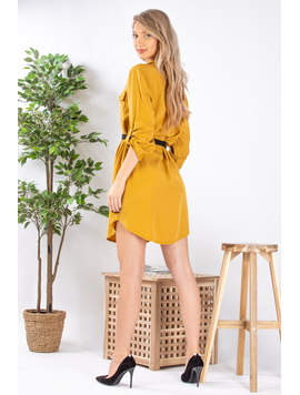 Rochie Dama Watts Mustar